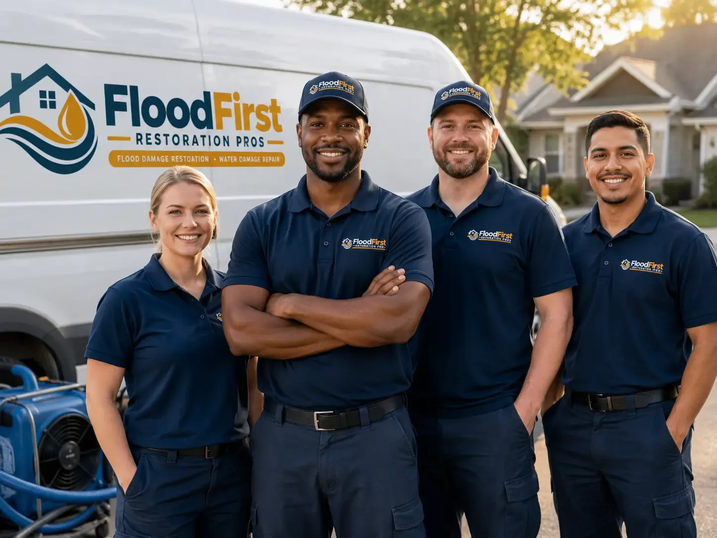 Flood Damage Restoration company in Line Lexington, PA